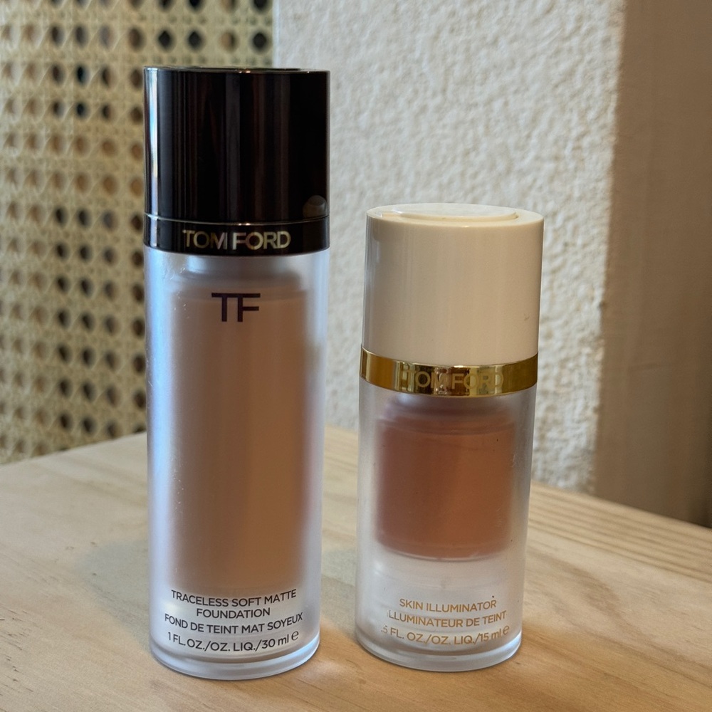 Tom Ford Traceless Soft Matte Foundation Makeup and Skin Illuminator Blush